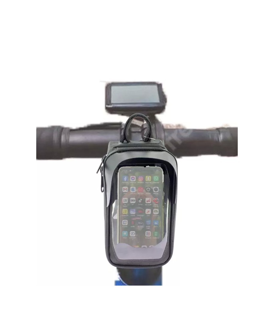 KOM Sacoche cadre vélo porte téléphone