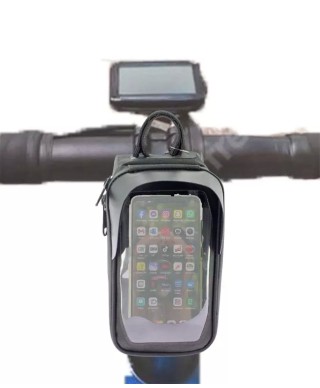 KOM Sacoche cadre vélo porte téléphone