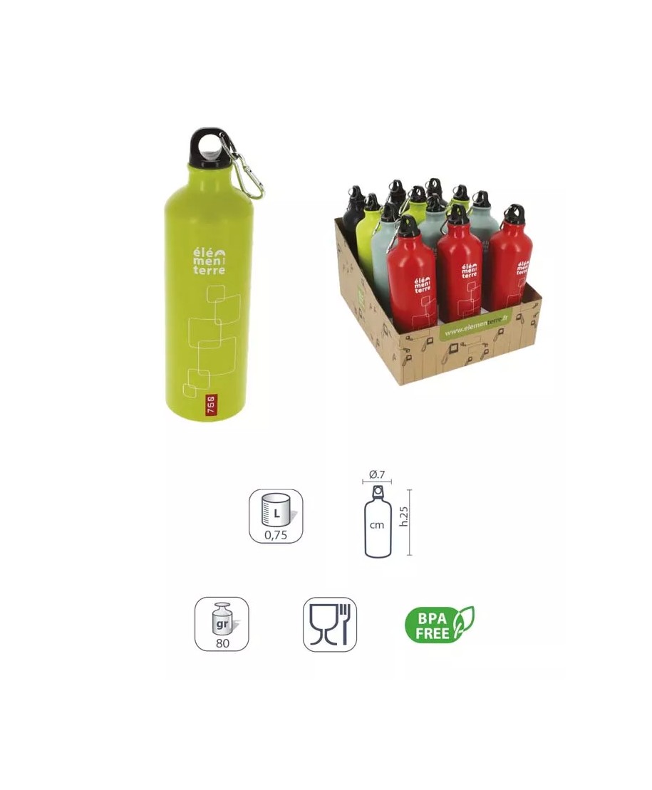 PEAR_750 Gourde aluminium 750 ml