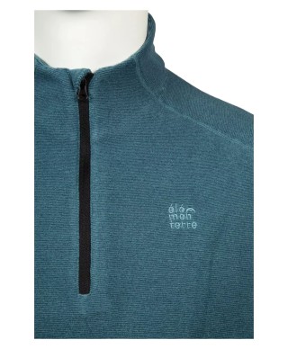 TORRES_H Sweat polaire col zippé homme