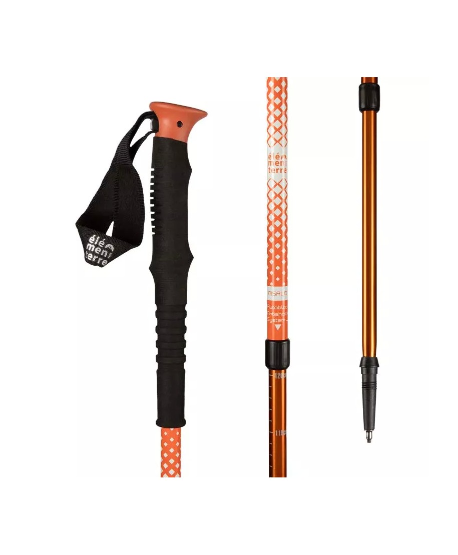 PISALO Bâton de randonnée long grip EVA