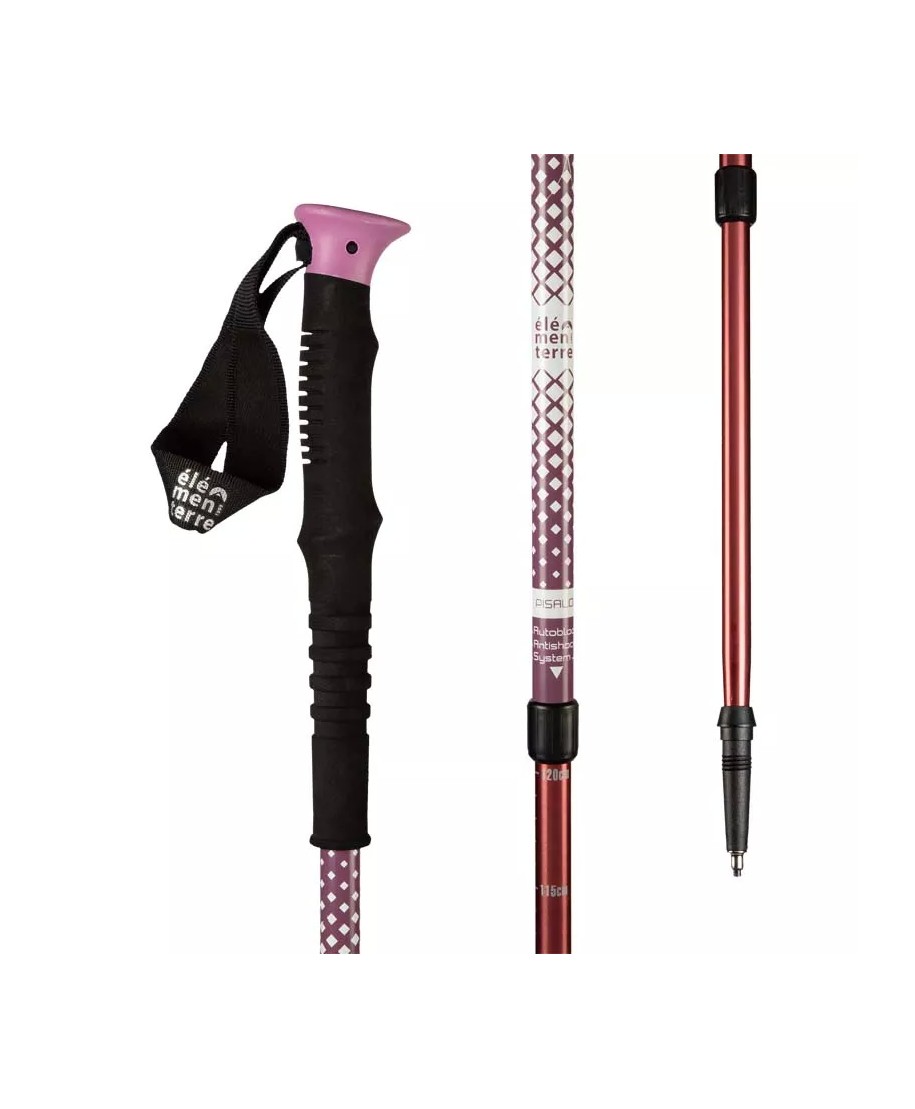 PISALO Bâton de randonnée long grip EVA