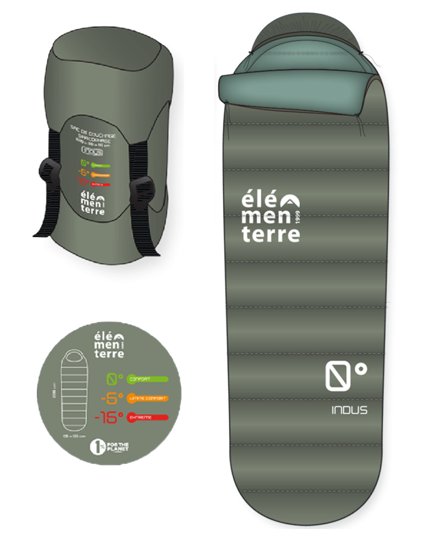 INDUS Sac de couchage sarcophage