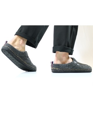 ONIEALAISE Chausson feutre matelassé mixte