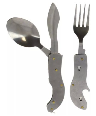 COOVY Couverts 3 pièces pliants